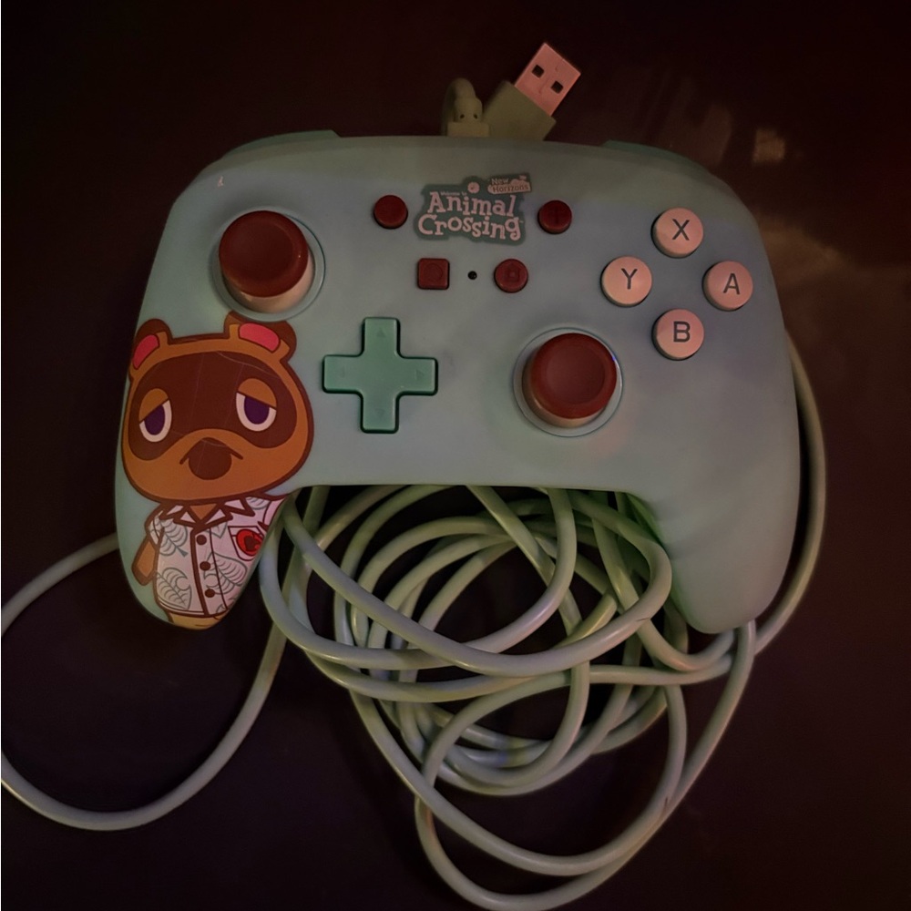 Animal Crossing Themed Gaming Controller - Green